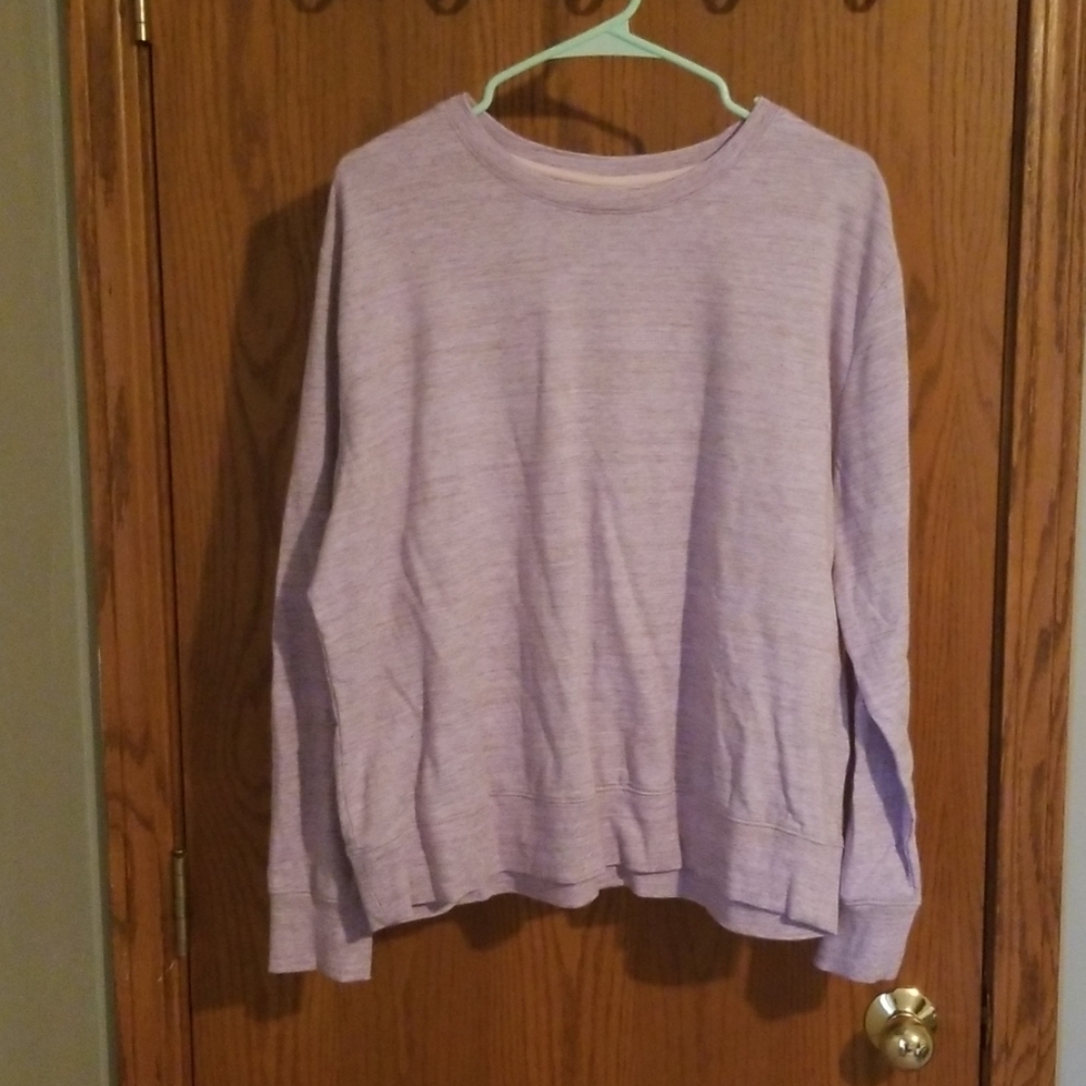 Lavender space dye sweatshirt